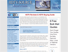 Tablet Screenshot of hdtv-source.com